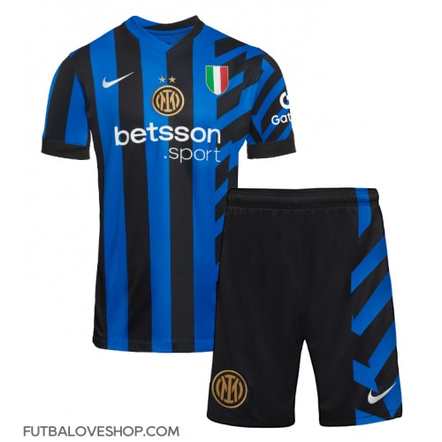 Dres Inter Milan Domáci pre deti 2024-25 Krátky Rukáv (+ trenírky)